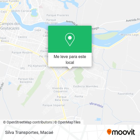 Silva Transportes mapa