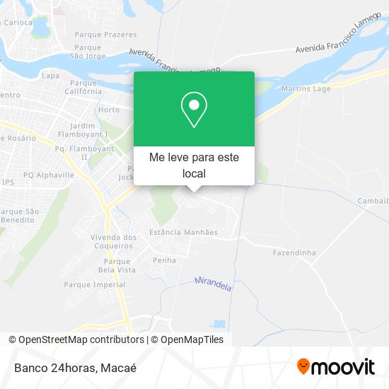 Banco 24horas mapa