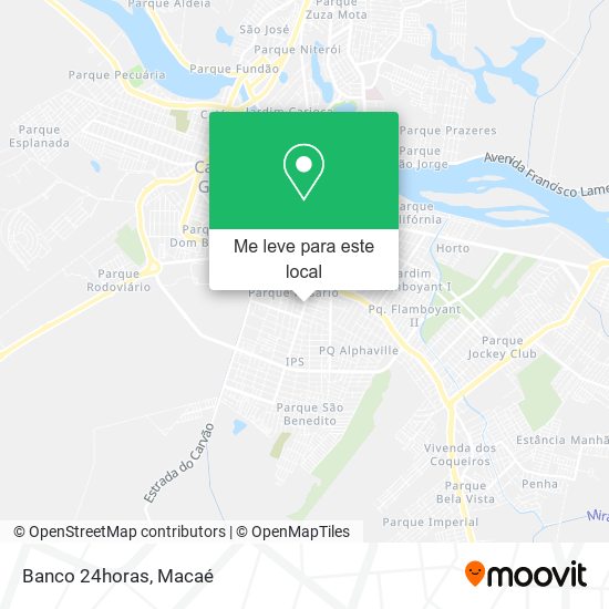 Banco 24horas mapa