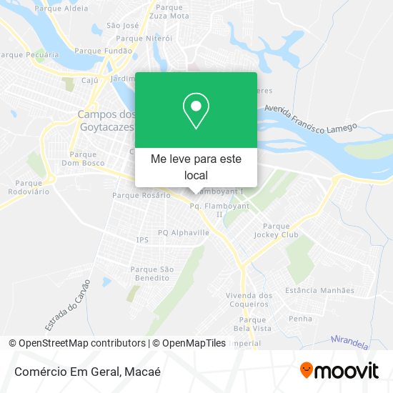 Comércio Em Geral mapa
