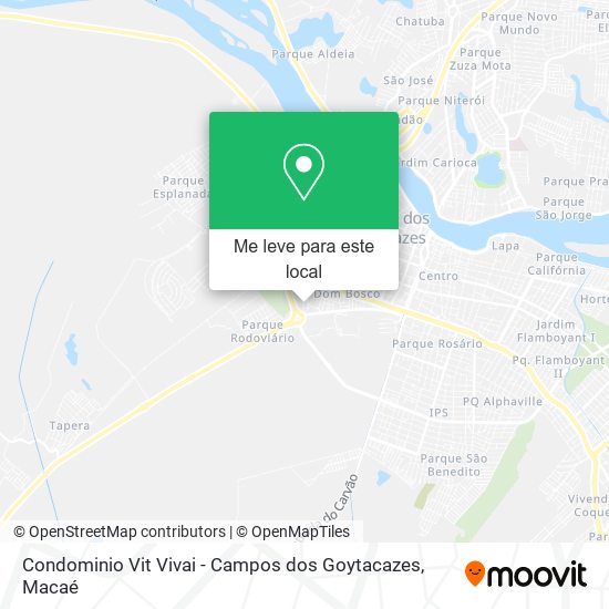 Condominio Vit Vivai - Campos dos Goytacazes mapa