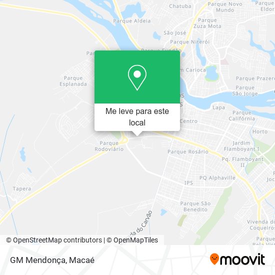 GM Mendonça mapa