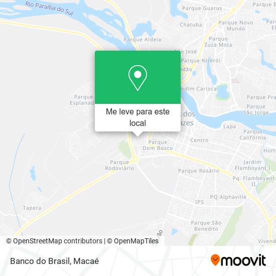 Banco do Brasil mapa