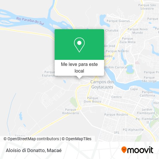 Aloísio di Donatto mapa