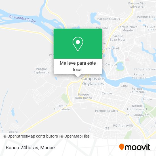 Banco 24horas mapa