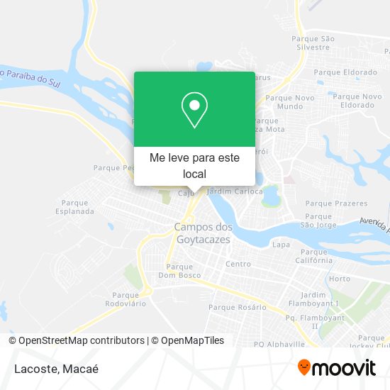 Lacoste mapa