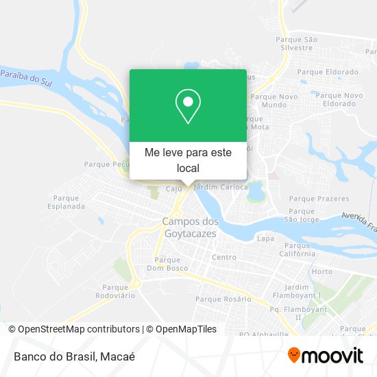 Banco do Brasil mapa
