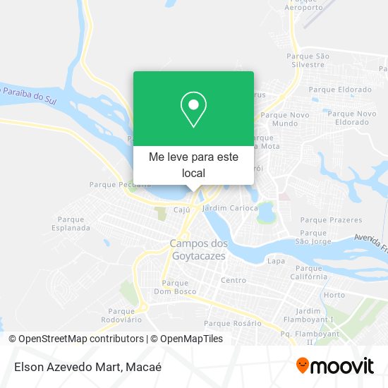 Elson Azevedo Mart mapa