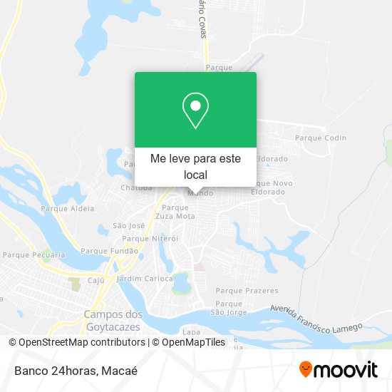 Banco 24horas mapa