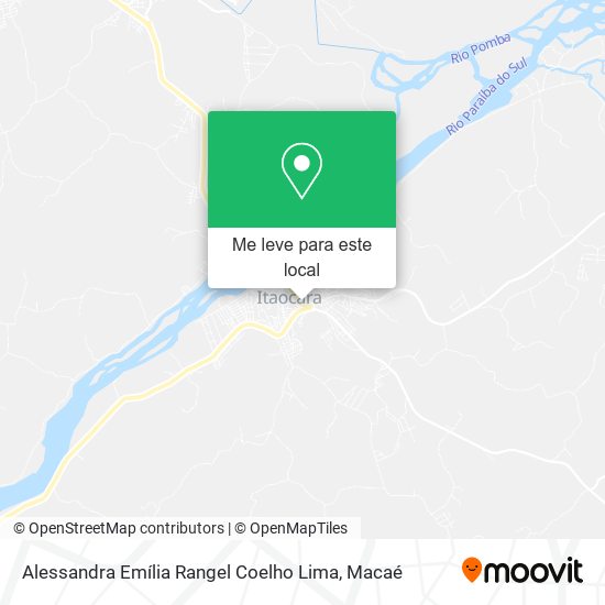 Alessandra Emília Rangel Coelho Lima mapa