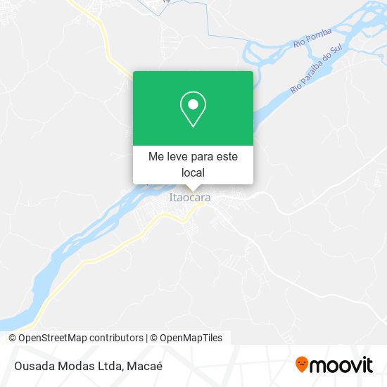 Ousada Modas Ltda mapa