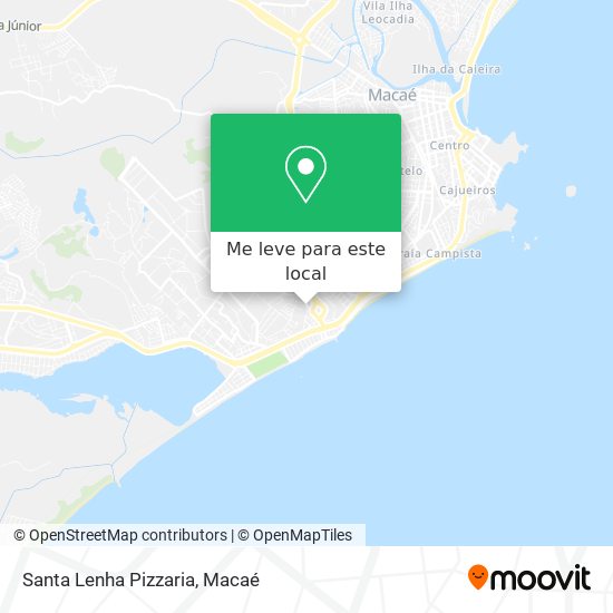 Santa Lenha Pizzaria mapa