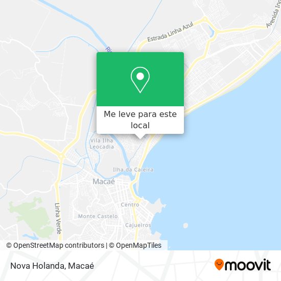 Nova Holanda mapa