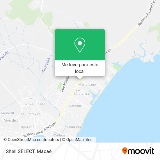 Shell SELECT mapa