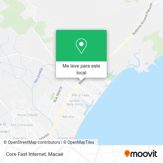 Core Fast Internet mapa
