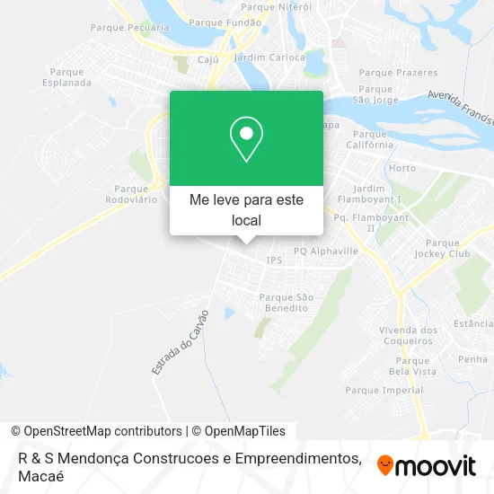 R & S Mendonça Construcoes e Empreendimentos mapa