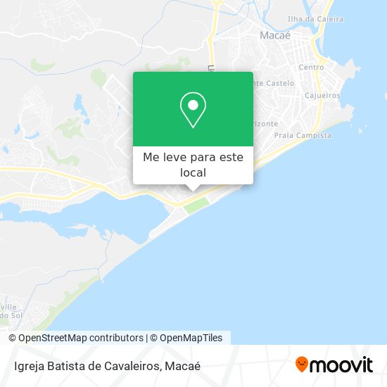 Igreja Batista de Cavaleiros mapa