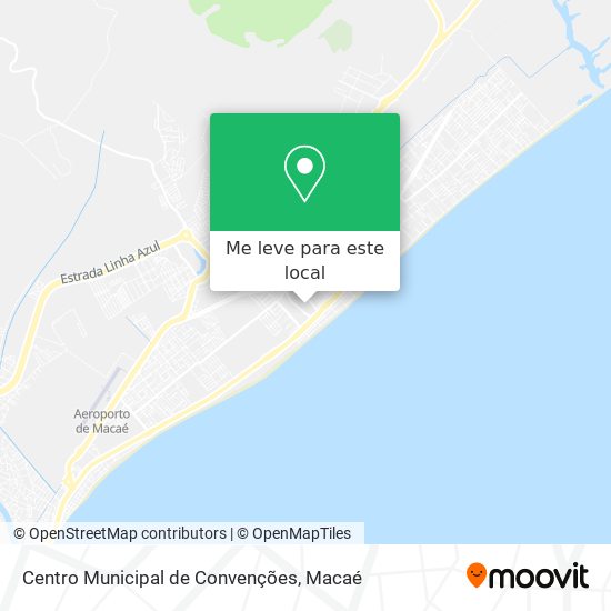 Centro Municipal de Convenções mapa