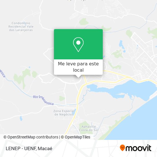 LENEP - UENF mapa