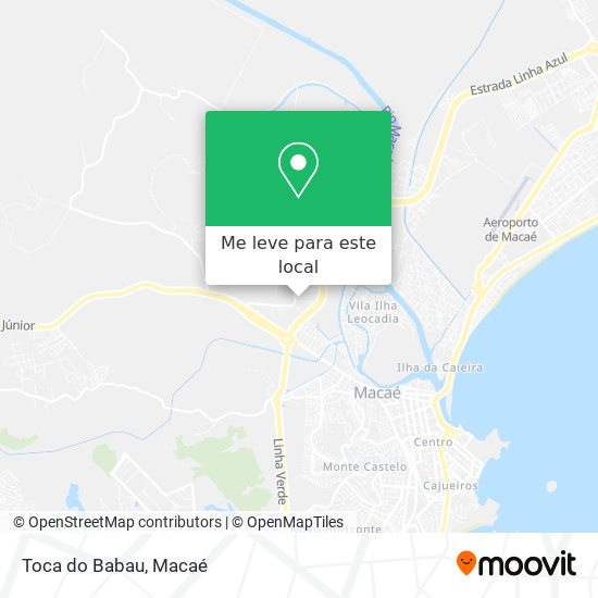 Toca do Babau mapa