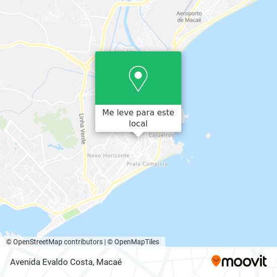 Avenida Evaldo Costa mapa