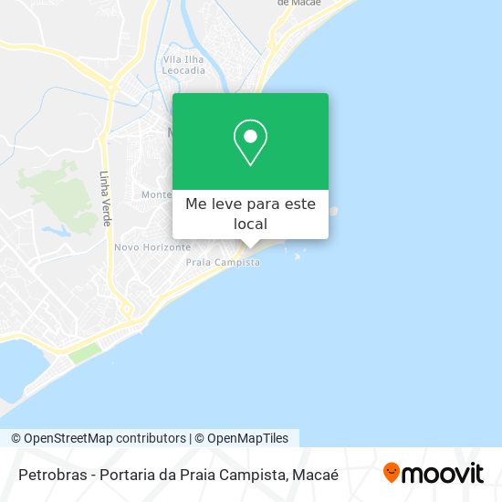 Petrobras - Portaria da Praia Campista mapa