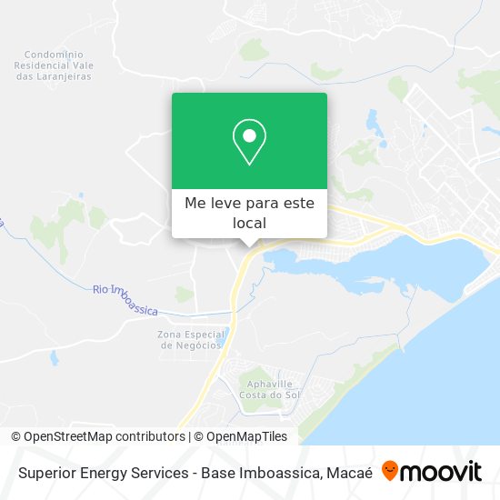 Superior Energy Services - Base Imboassica mapa