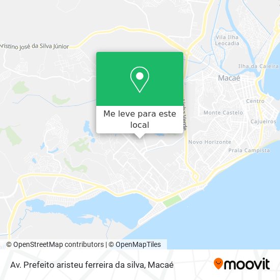 Av. Prefeito aristeu ferreira da silva mapa