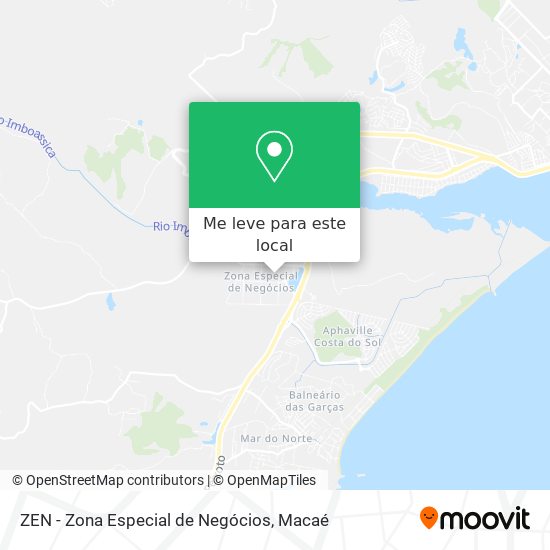 ZEN - Zona Especial de Negócios mapa