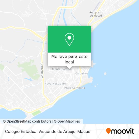 Colégio Estadual Visconde de Araújo mapa