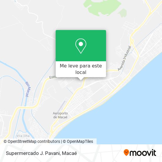 Supermercado J. Pavani mapa
