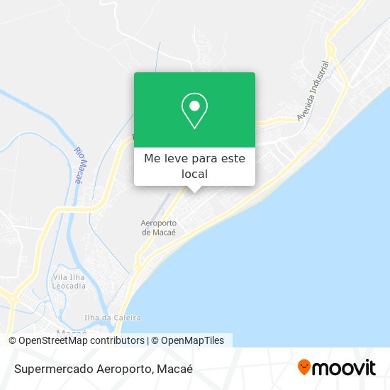 Supermercado Aeroporto mapa