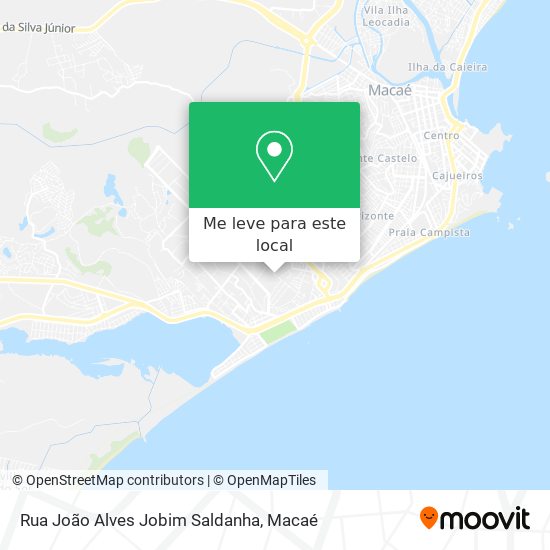 Rua João Alves Jobim Saldanha mapa