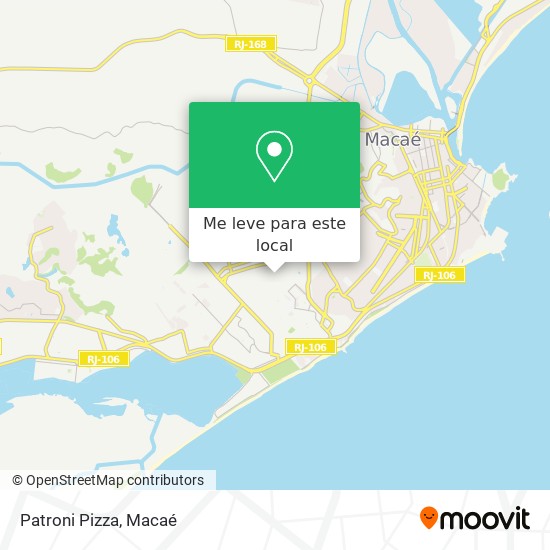 Patroni Pizza mapa