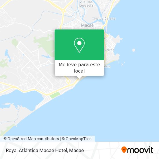 Royal Atlântica Macaé Hotel mapa