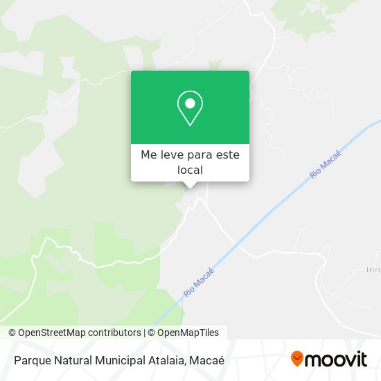 Parque Natural Municipal Atalaia mapa