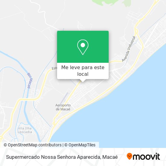 Supermercado Nossa Senhora Aparecida mapa