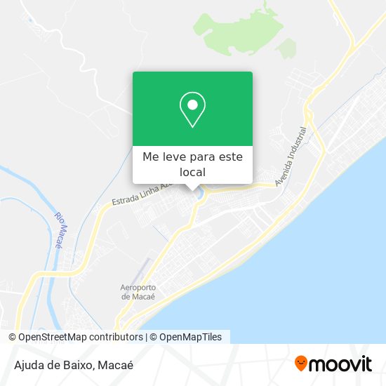 Ajuda de Baixo mapa