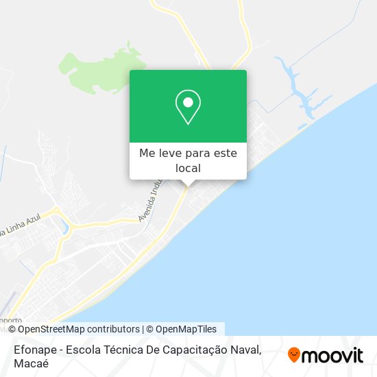 Efonape - Escola Técnica De Capacitação Naval mapa