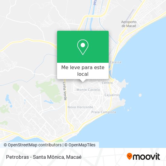 Petrobras - Santa Mônica mapa