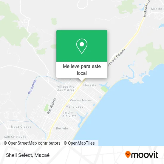 Shell Select mapa
