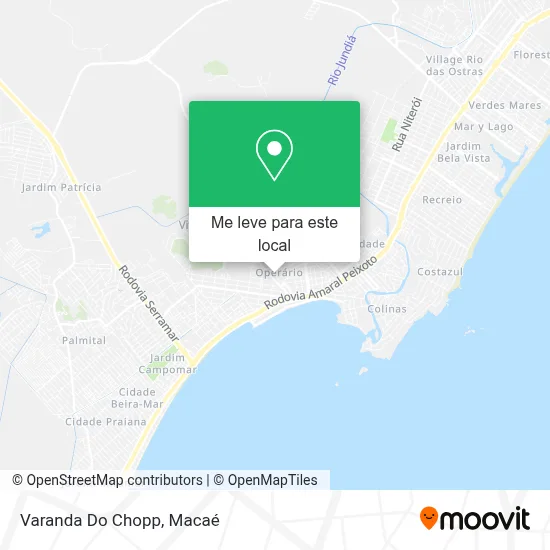 Varanda Do Chopp mapa