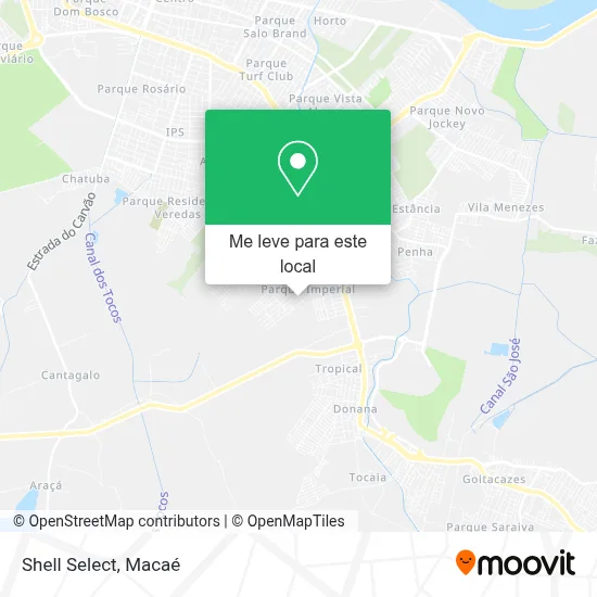 Shell Select mapa