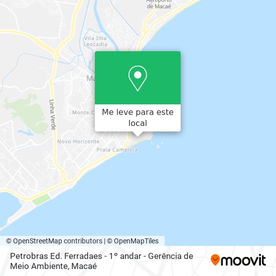 Petrobras Ed. Ferradaes - 1º andar - Gerência de Meio Ambiente mapa