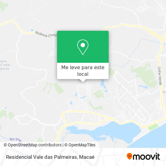 Residencial Vale das Palmeiras mapa