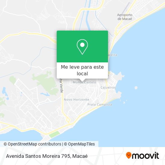 Avenida Santos Moreira 795 mapa