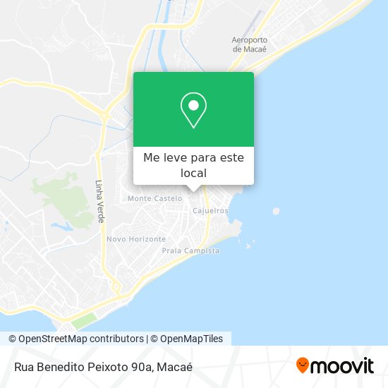 Rua Benedito Peixoto 90a mapa