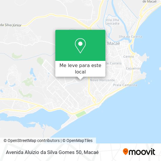 Avenida Aluizio da Silva Gomes 50 mapa