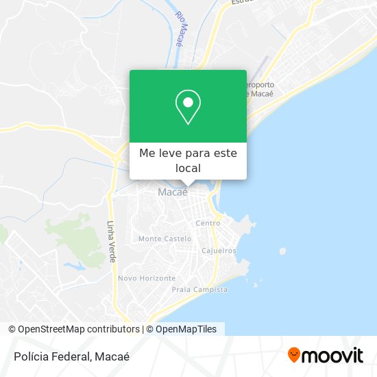 Polícia Federal mapa