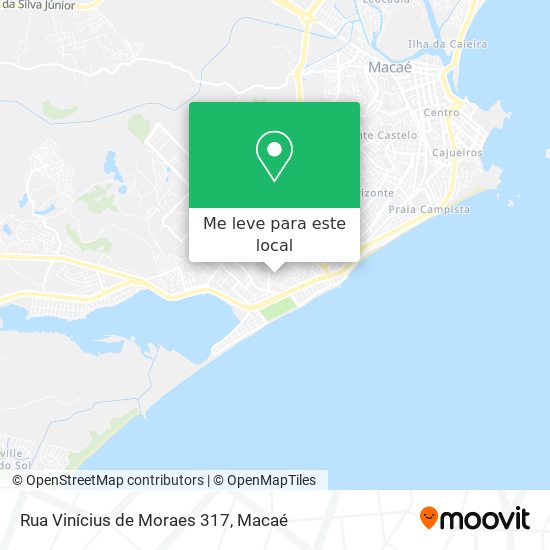 Rua Vinícius de Moraes 317 mapa